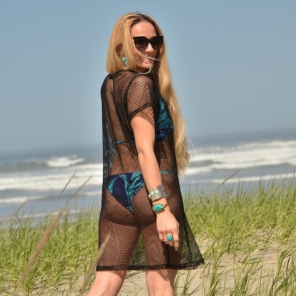 MESH TOP OR BIKINI COVER-UP / COVER - Picture 3 of 5